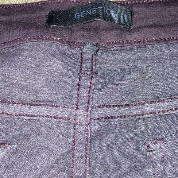 GENETIC Stem Mid Rise Skinny Jeans in Black Licorice - Picture 5 of 7